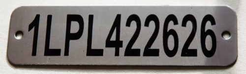 Marking plate