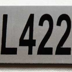 Marking plate